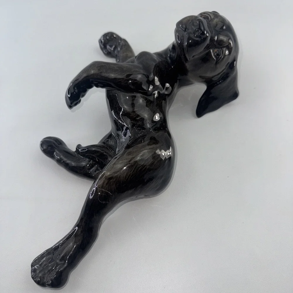 SUPER RARE Goebel Labrador Puppy Dog W Germany 30 038 12 LEG REPAIR